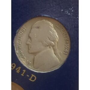 1941-D JEFFERSON  NICKEL -‎ 5 Cents